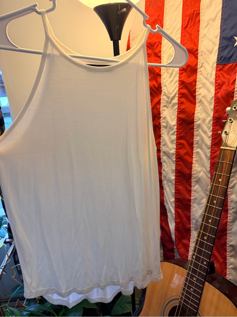 Lightweight White Women's Tank Top